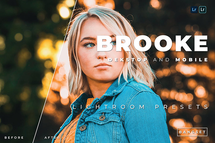 20 پریست لایت روم پرتره فوق حرفه ای Brooke Lightroom Preset