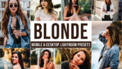 20 پریست پرتره فشن حرفه ای لایت روم Blonde Lightroom Presets