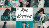 21 پریست لایت روم حرفه ای و پریست کمراراو Pro Korean Lightroom Presets