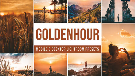 30 پریست لایت روم حرفه ای تم ساعت طلایی Golden Hour Lightroom Presets