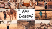 30 پریست لایت روم رنگی حرفه ای تم صحرا Pro Desert Mobile And Lightroom