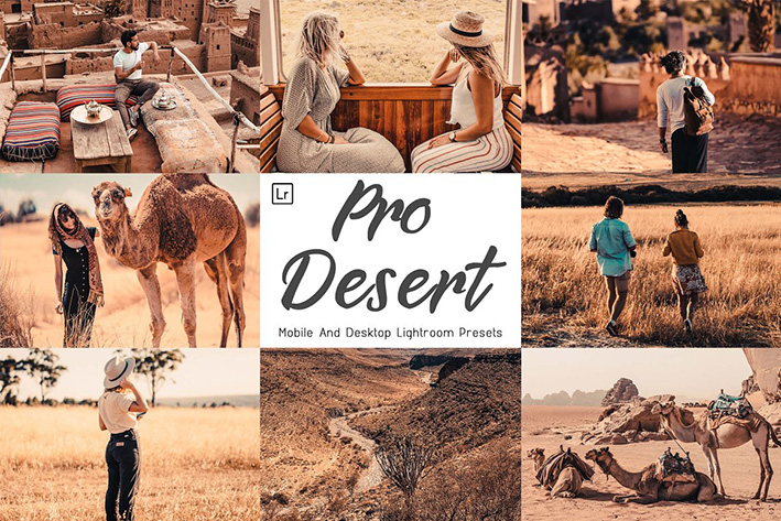 30 پریست لایت روم رنگی حرفه ای تم صحرا Pro Desert Mobile And Lightroom