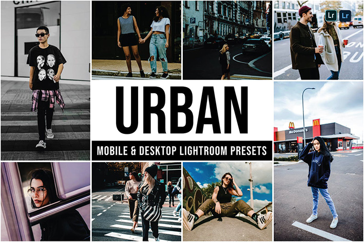 30 پریست لایت روم رنگی حرفه ای جدید Urban Lightroom Presets