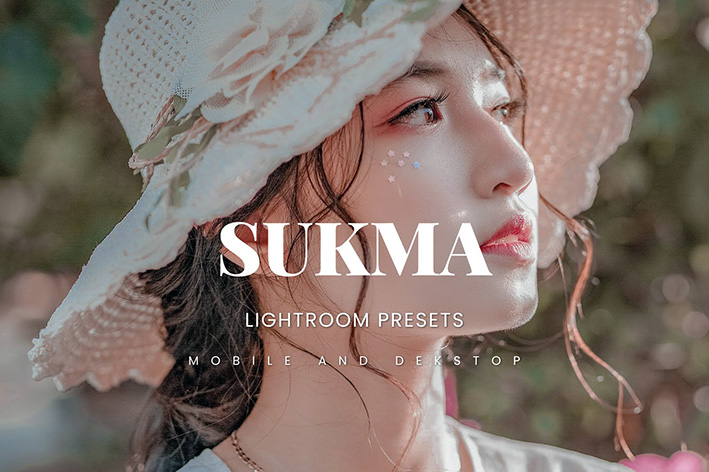 20 پریست لایت روم رنگی حرفه ای پرتره Sukma Lightroom Presets