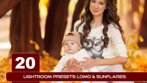 20 پریست لایت روم روز آفتابی LightRoom presets Lomo Sunflares