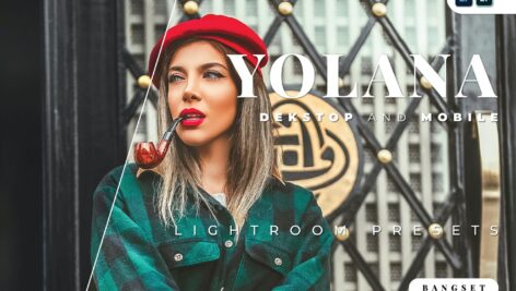 20 پریست لایت روم زیبا برای عکس پرتره Yolana Lightroom Preset