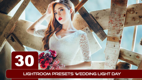 20 پریست لایت روم عکس عروسی Lightroom Presets Wedding Light Day