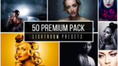 50 پریست لایت روم حرفه ای 2021 جدید Premium Lightroom Presets Pack