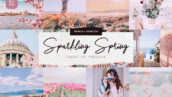 دانلود 30 پریست لایت روم فصل بهار حرفه ای Sparkling Spring Lightroom Presets