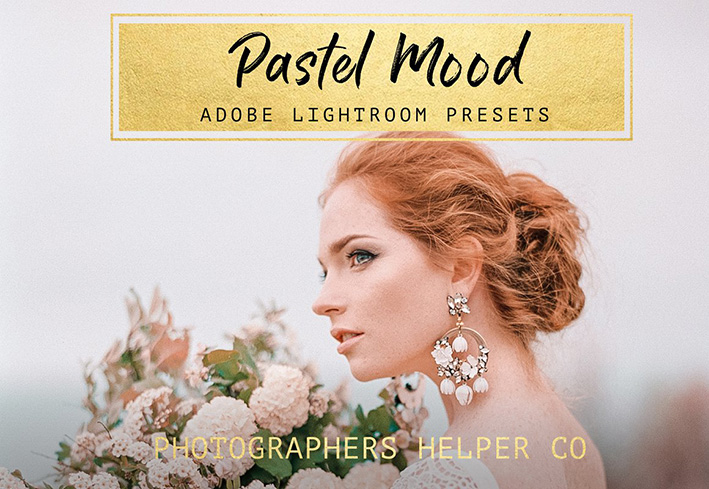 10 پریست لایت روم عروسی حرفه ای Pastel Mood LR Preset Pack