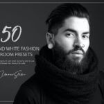 100 پریست لایت روم سیاه و سفید فشن Black and White Fashion Lightroom Presets