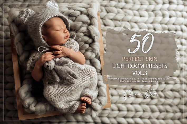100 پریست لایت روم نوزاد Perfect Skin Lightroom Presets - Vol. 3
