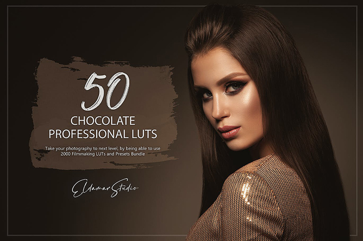 150 پریست لایت روم حرفه ای و LUTs رنگ شکلاتی Chocolate LUTs and Presets Pack