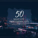 150 پریست لایت روم حرفه ای و LUTs رنگی Night City LUTs and Presets Pack