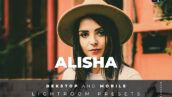 20 افکت رنگی لایت روم دسکتاپ و موبایل Alisha Lightroom Preset