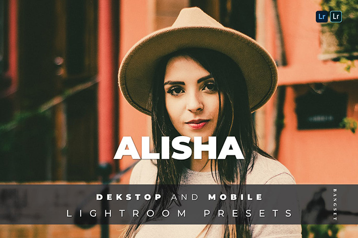20 افکت رنگی لایت روم دسکتاپ و موبایل Alisha Lightroom Preset