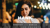 20 افکت رنگی لایت روم دسکتاپ و موبایل Hank Lightroom Preset