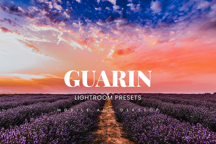 20 پریست لایت روم حرفه ای عکس طبیعت Guarin Lightroom Presets