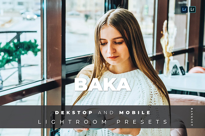 20 پریست لایت روم رنگی تم رنگ سرد Baka Lightroom Preset
