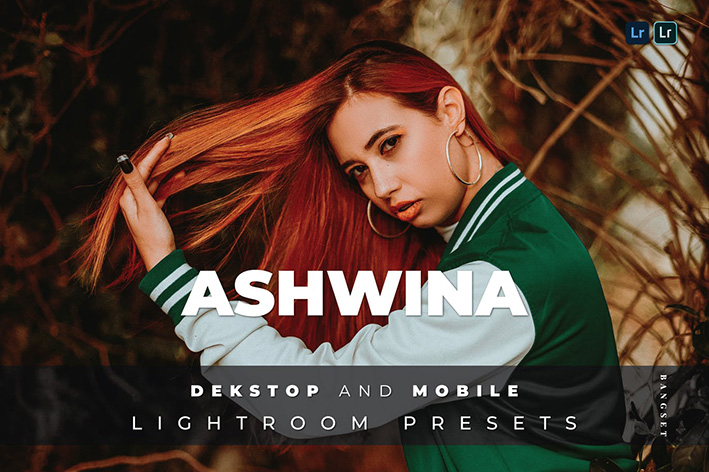 20 پریست لایت روم رنگی تم رنگ گرم Ashwina Lightroom Preset