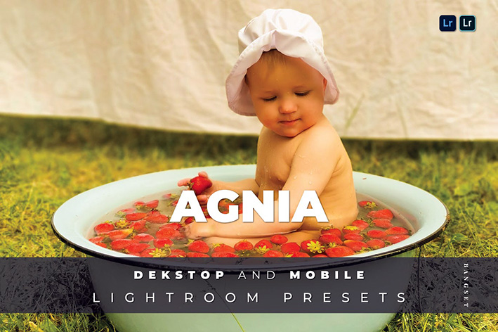 20 پریست لایت روم رنگی تم زرد Agnia Lightroom Preset