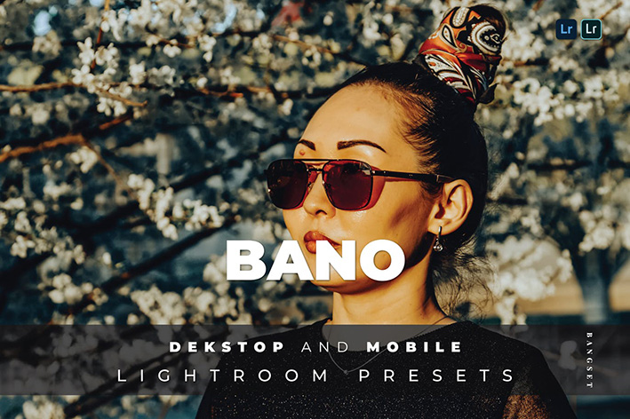 20 پریست لایت روم رنگی تم عکس فضای باز Bano Lightroom Preset