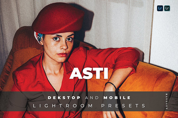 20 پریست لایت روم رنگی تم نویز قدیمی Asti Lightroom Preset