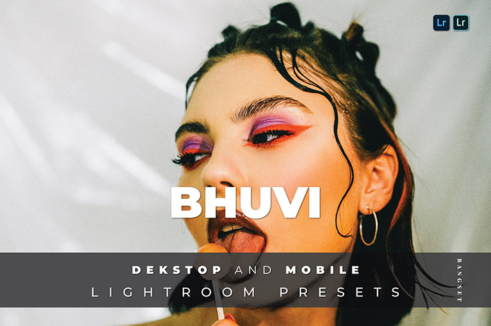 20 پریست لایت روم رنگی تم پرتره Bhuvi Lightroom Preset