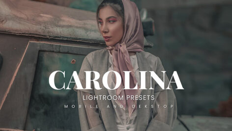20 پریست لایت روم رنگی فشن حرفه ای Carolina Lightroom Presets