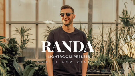 20 پریست لایت روم رنگی فشن حرفه ای Randa Lightroom Presets