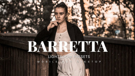 20 پریست لایت روم رنگی پرتره حرفه ای Barretta Lightroom Presets