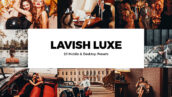 20 پریست لایت روم و کمرا راو و لات رنگی Lavish Luxe Lightroom Presets & LUTs