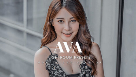 20 پریست لایت روم پرتره حرفه ای Ava Lightroom Presets