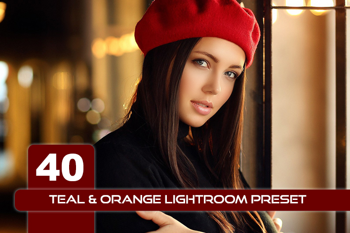 40 پریست لایت روم تم نارنجی و قرمز Teal And Orange Lightroom Preset