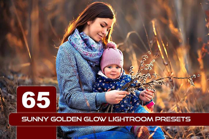 65 پریست لایت روم طلایی درخشان : Sunny GOLDEN GLOW Lightroom Presets