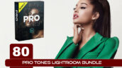 80 پریست لایت روم حرفه ای تم رنگی سینمایی Pro Tones Lightroom Bundle