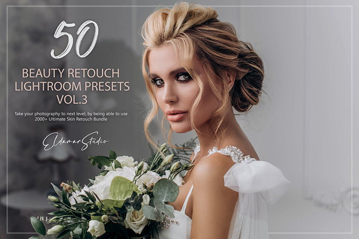 خرید 100پریست لایت روم عکس عروس Beauty Retouch Lightroom Presets - Vol. 3