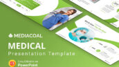 قالب پاورپوینت حرفه ای تم پزشکی Mediacoal – Medical PPT Presentation Template
