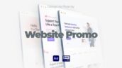 پروژه افتر افکت 2021 حرفه ای معرفی وب سایت Website Promo Presentation