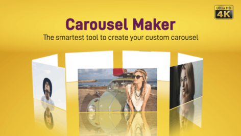 پروژه افتر افکت 2021 کروسل ساز فوق حرفه ای Carousel Maker