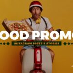 پروژه افتر افکت تبلیغات رستوران اینستاگرام Food Promo Instagram Post Story B86