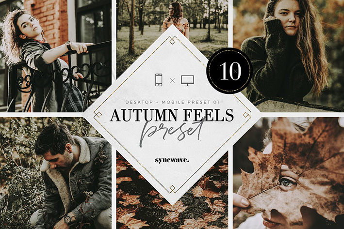 10 پریست لایت روم پاییز تم احساس پاییزی Autumn Feels Lightroom Presets