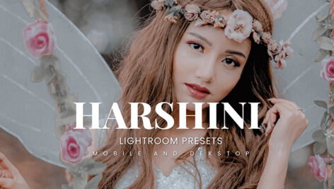20 پریست لایت روم پرتره حرفه ای Harshini Lightroom Presets