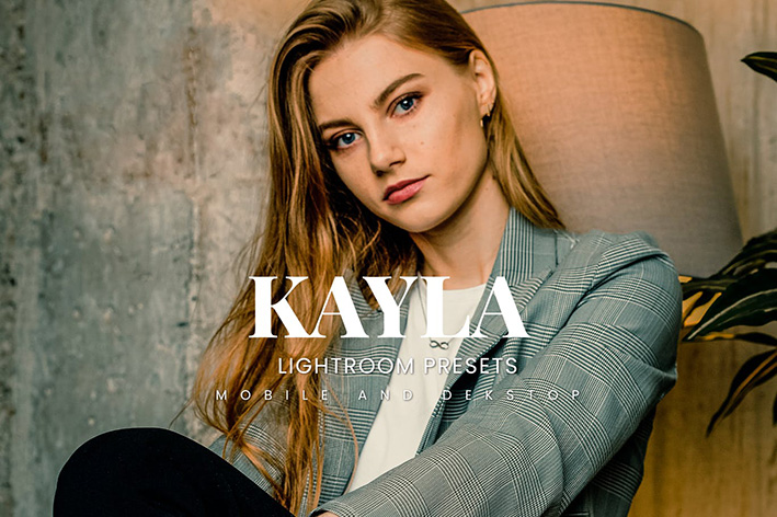 20 پریست لایت روم پرتره حرفه ای Kayla Lightroom Presets