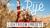 24 پریست لایت روم و پریست کمرا راو فتوشاپ تم گندمزار Rye Lightroom & ACR Presets