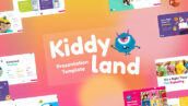 قالب پاورپوینت حرفه ای مهدکودک Kiddyland Education-Kids PowerPoint Template