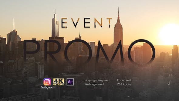 پروژه افتر افکت رزولوشن 4K تبلیغات کنفرانس Event Promo