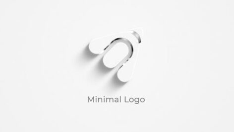 پروژه افتر افکت لوگو رزولوشن ۴K با موزیک تم مینیمال Minimal Logo Reveal