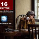 16 پریست لایت روم حرفه ای تم رنگی قهوه ای Coffee Lightroom Presets