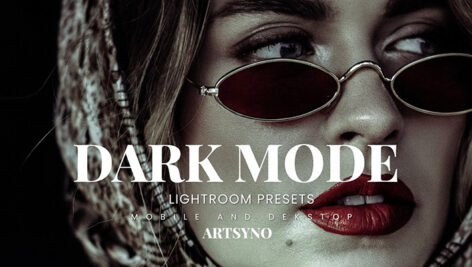 20 پریست لایت روم رنگی حرفه ای Dark Mode Lightroom Presets